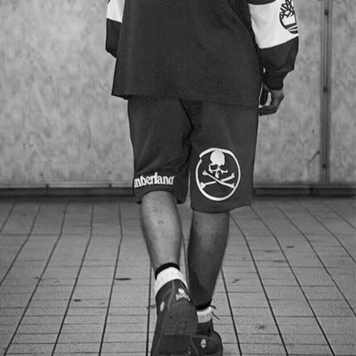 マスターマインドメンズスカルカジュアルショートパンツs0089ブラック