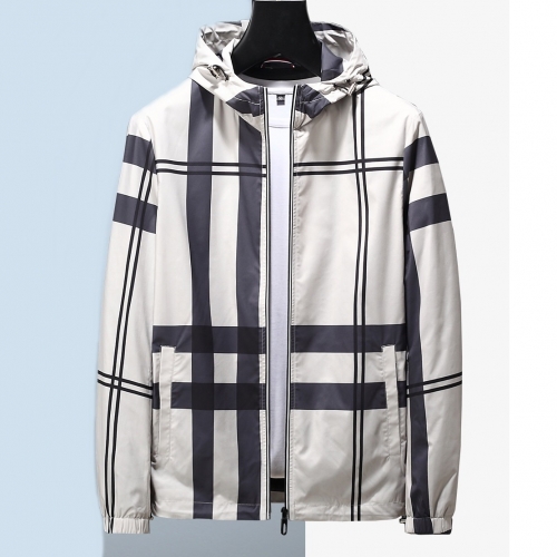 バーバリーバーバリーメンズカジュアル両面ウィンドブレーカージャケットr02288グレー