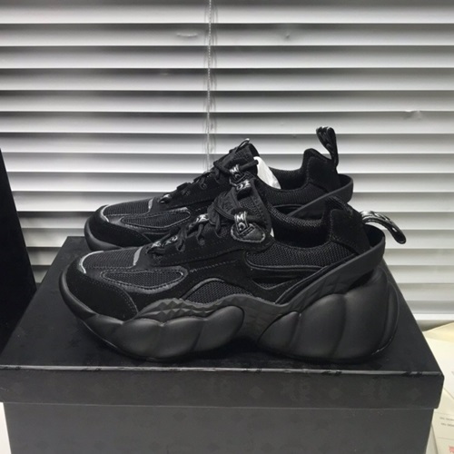 エムシーエムユニセックスレザーランニングシューズ,S0012ブラック