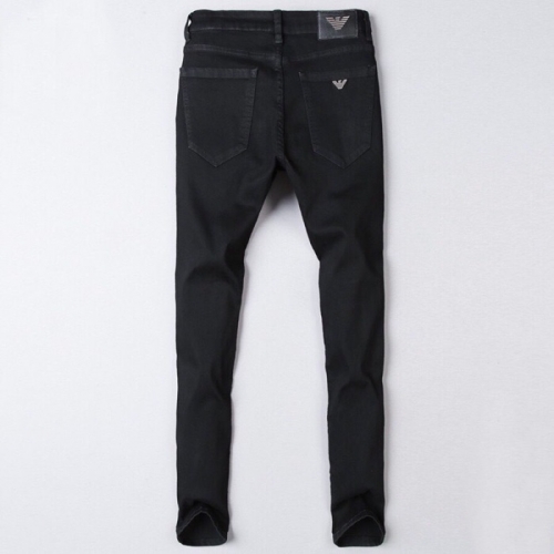 アルマーニアルマーニメンズビジネスクラシックデニムジーンズm0609ブラック