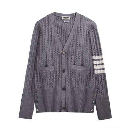 トムブラウントムブラウンメンズストラップネックカーディガンm0633グレー