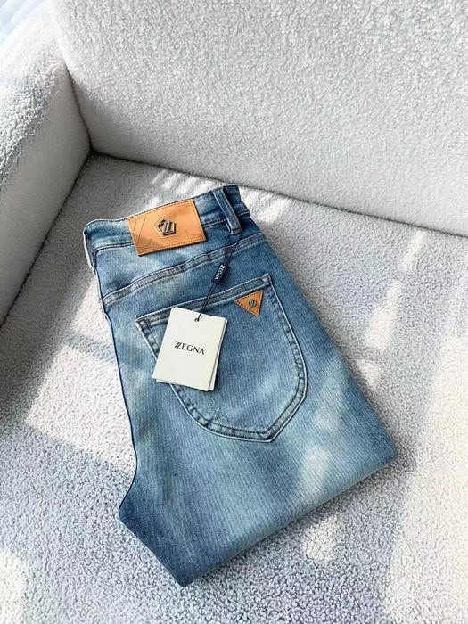 エルメネジルドゼニアメンズカジュアルデニムジーンズg0160ブルー