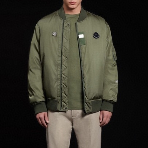 モンクレールモンクレールメンズカジュアル起毛ジャケットc01549オリーブ