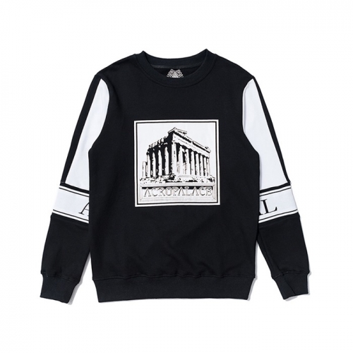 パレス---パレスメンズクルーネックコットンスウェットシャツa0014ブラック