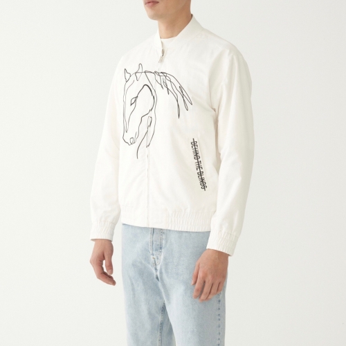 シェラック-メンズカジュアルジップアップジャケットe13