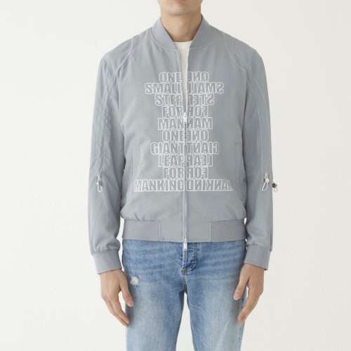 シェラック-メンズカジュアルジップアップジャケットe16