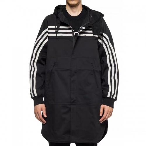 ワイ・スリー-3ワイ・スリーメンズカジュアルフードジャケットY3/0075.ブラック