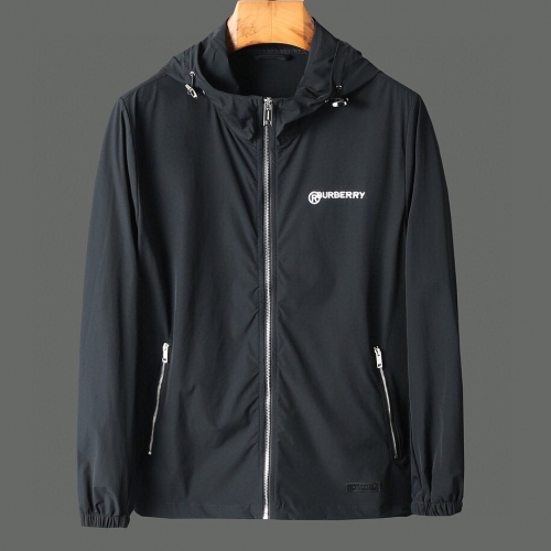 バーバリーバーバリーメンズカジュアルウィンドブレーカージャケットr02388.ブラック