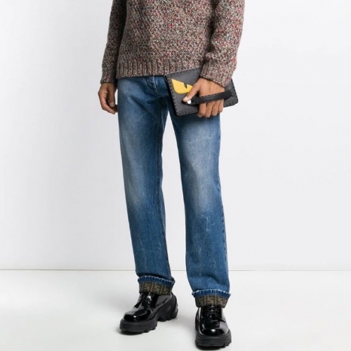 ェンディメンズクラシックデニムジーンズn0634ブルー