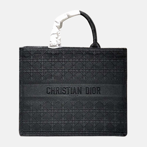 ,ディオールレディースキャンバスブックトートバッグショッパーバッグB0534,,ブラック