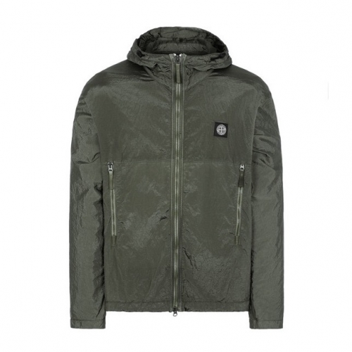 ストーンアイランドメンズベーシックカジュアルジャケットo0130.カーキ