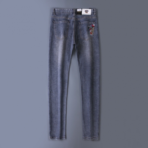 ヴェルサーチェヴェルサーチェメンズカジュアルデニムジーンズr0594グレー