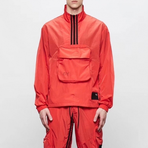 ワイ・スリーY3ワイ・スリーメンズカジュアルウィンドブレーカージャケットY3/0077..レッド