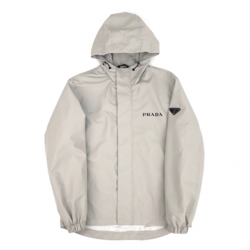 プラダプラダメンズカジュアルウィンドブレーカージャケットa01012グレー