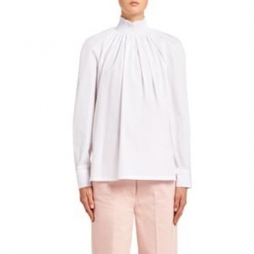 プラダプラダレディースベーシックコットンシャツa01014ホワイト