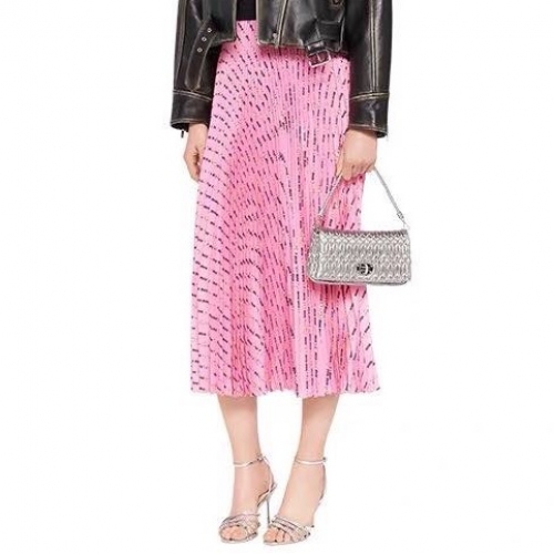 ミュウミュウミュウミュウレディースロングスカートu0187ピンク