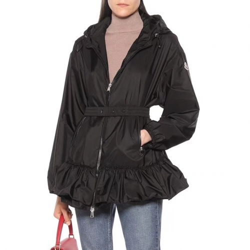 モンクレールモンクレールレディースカジュアルウィンドブレーカージャケットc01593ブラック