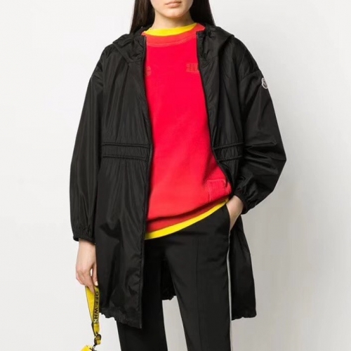 モンクレールモンクレールレディースカジュアルウィンドブレーカージャケットc01595ブラック