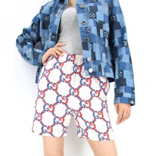 グッチグッチレディースイニシャルカジュアルショートパンツc02662ホワイト