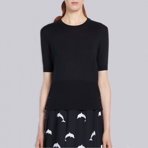 トムブラウンレディースクラシック半袖Tシャツo692