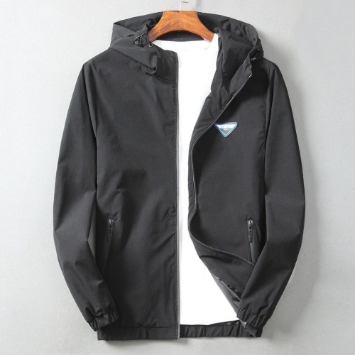 プラダプラダメンズカジュアルジャケットa01027ブラック