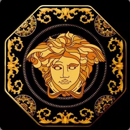 ヴェルサーチェベルベット毛布,P0052,ブラック