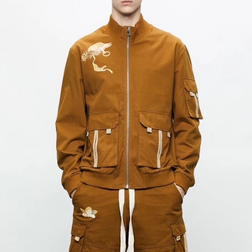 ロエベロエベメンズカジュアルコットンジャケットe0229.ブラウン