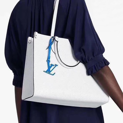 ルイヴィトンオンザゴートートバッグショッパーバッグM56080,B2040,ホワイト