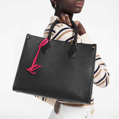 ルイヴィトンオンザゴートートバッグショッパーバッグM56080,B2041,ブラック