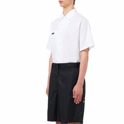 プラダプラダメンズカジュアルトレーニングショートパンツa01030.ブラック