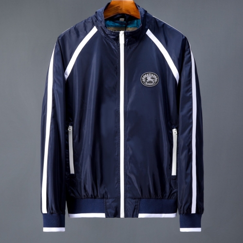 バーバリーバーバリーメンズクラシックカジュアル両面ジャケットr02569.ネイビー