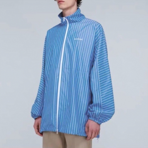 バレンシアガバレンシアガメンズカジュアルウィンドブレーカージャケットl0603ブルー