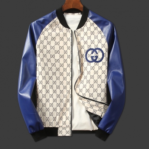 グッチグッチメンズカジュアルジャケットc02684ブルー