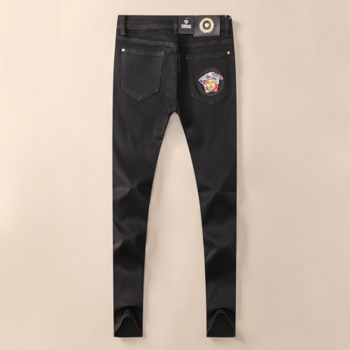 ヴェルサーチェヴェルサーチェメンズカジュアルデニムジーンズr0618ブラック