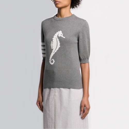 トムブラウンレディースクラシック半袖Tシャツo721