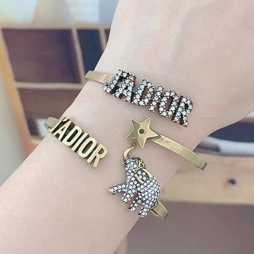 ヴィンテージディオールレディースブレスレットC0064.(イエローゴールド)