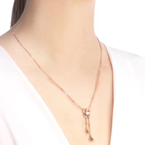 ブルガリレディースネックレスC0081.(ゴールド,シルバー)