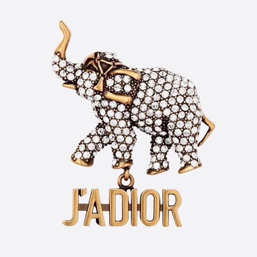 ディオールレディースブローチC0127.(イエローゴールド)