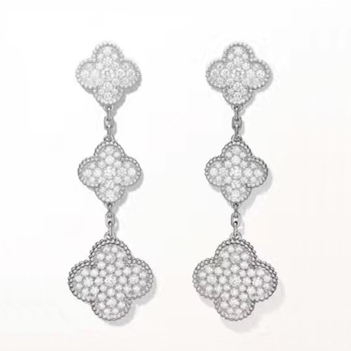 ヴァンクリーフ＆アーペルレディースピアスC0170.(シルバー)