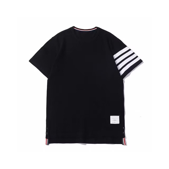 トムブラウントムブラウンメンズコットン半袖Tシャツo0766.ブラック