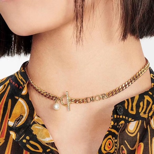 ディオールレディースネックレスC0227.(イエローゴールド)