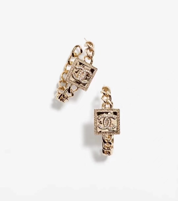 シャネルレディースピアスC0247.(イエローゴールド)