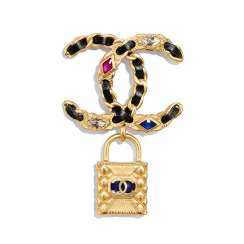 シャネルレディースブローチC0258.(イエローゴールド)