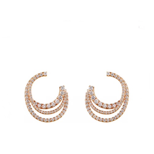 カルティエレディースピアスC0285.(シルバー,ゴールド)