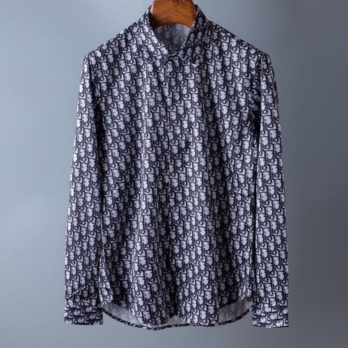 ディオールディオールメンズクラシックコットンシャツo0634.ブラック