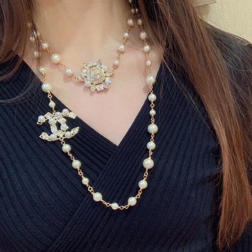 シャネルレディースネックレスC0300.(イエローゴールド)