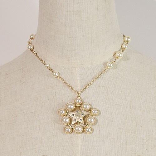 シャネルレディースネックレスC0338.(イエローゴールド)