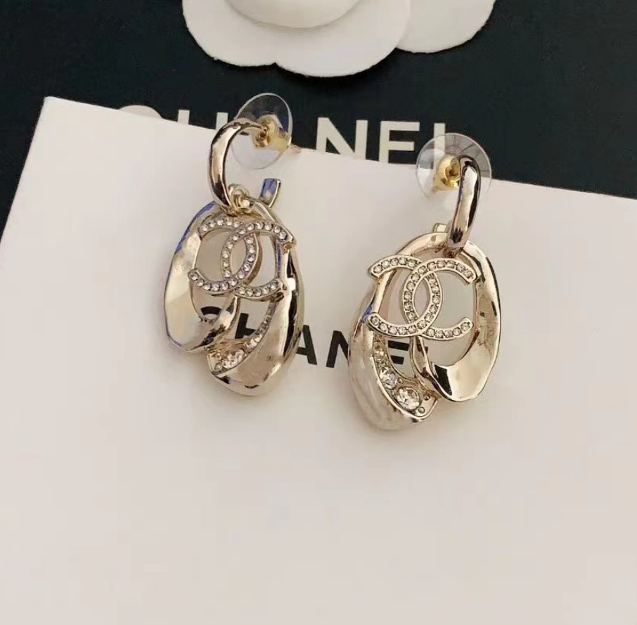 シャネルレディースピアスC0354.(イエローゴールド)