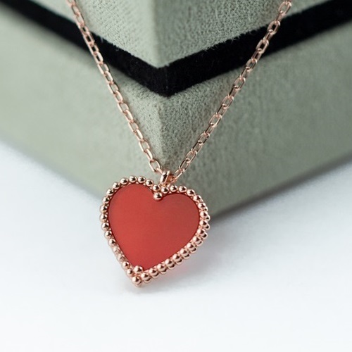 ヴァンクリーフ＆アーペルレディースネックレスC0371.(レッド)