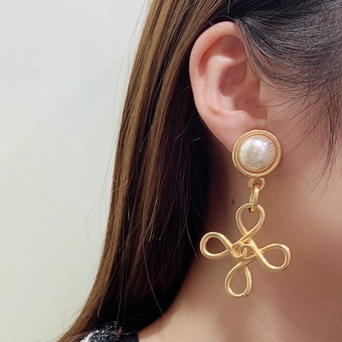 シャネルレディースピアスC0377.(イエローゴールド)